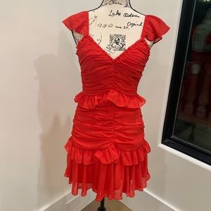 Beautiful red dress!